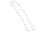 2116903587 - Rear Doors: Trim Molding for Mercedes-Benz: E320, E500, E55 AMG Image