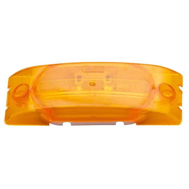 45443 - : Two-Bulb Turtleback® Clearance Marker Lights, No-Splice, Optic Lens, Amber for Grote Lighting Image