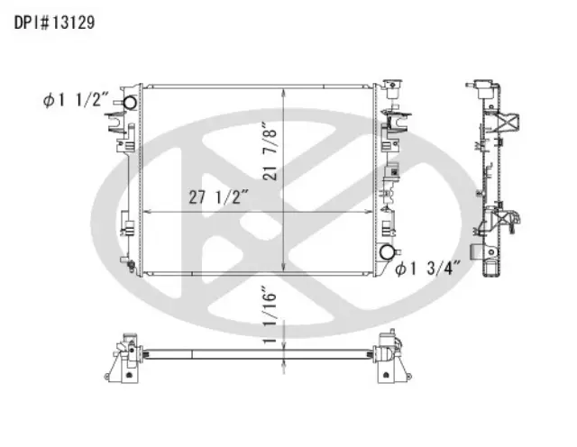 A13129 - Cooling Systems: Koyorad Radiator for Koyo Image
