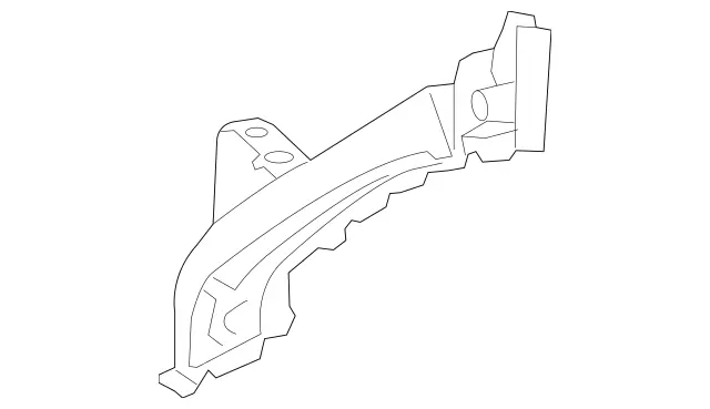 1666201072 - Front-End Assembly, Front Panel: Stiffener for Mercedes-Benz: GL350, GL450, GL550, GL63 AMG, GLE300d, GLE350, GLE400, GLE43 AMG, GLE450 AMG, GLE550e, GLE63 AMG, GLE63 AMG S, GLS350d, GLS450, GLS550, GLS63 AMG, ML250, ML350, ML400, ML550, ML63 AMG Image image