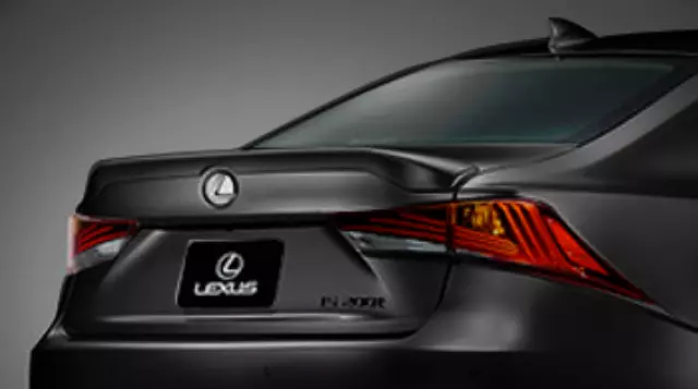PT9385319021 - Exterior: Rear Spoiler Kit, Low Profile for Lexus: IS200t, IS250, IS300, IS350 Image