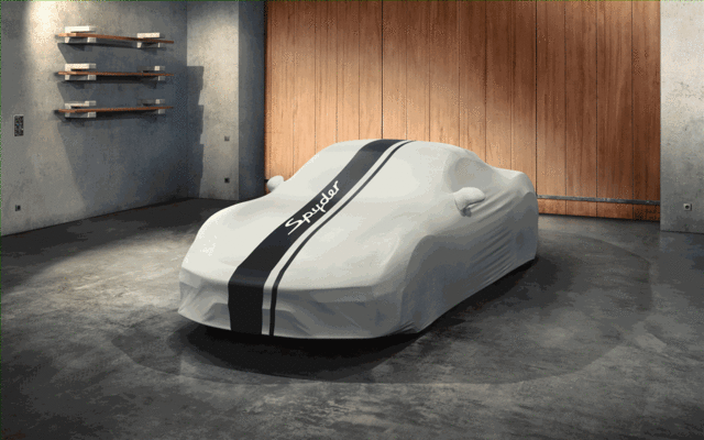 98204400020 - Exterior: Indoor Car Cover 718 Spyder Design for Porsche: 718 Spyder Image