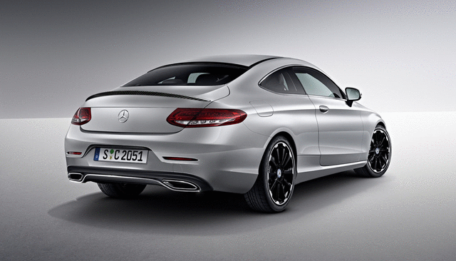 2057930600 - Exterior: Rear Spoiler - Carbon-Style - Polycarbonate for Mercedes-Benz Image