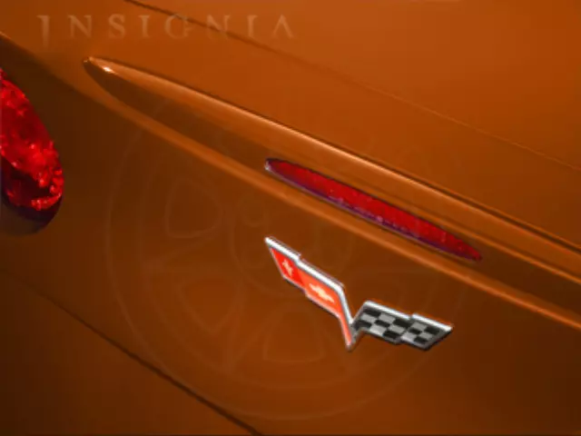 17803339 - Exterior: Spoiler - C6 Design - Atomic Orange for Chevrolet: Corvette Image