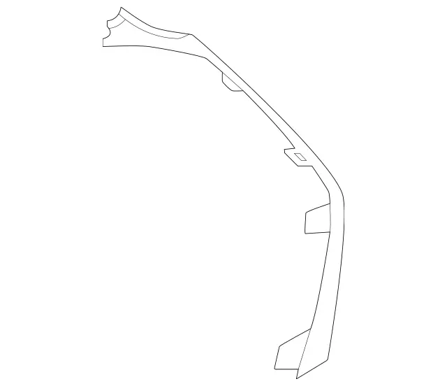 2138851607 - Detachable Parts: Trim Strip for Mercedes-Benz: E300, E350, E43 AMG, E53 AMG, E63 AMG S Image image