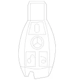 16690562009999 - : Key                                      for Mercedes-Benz: GL 350, GL 450, GL 550, GL 63 AMG&amp;reg;, ML 350, ML 550, ML 63 AMG&amp;reg; Image