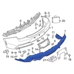 PR3Z17F828DA - : Valance Panel for Ford: Mustang Image