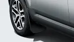 VPLEXCLEXT01 - Exterior: Front Classic Mud Flaps - with Clips for Land Rover: Defender 110, Defender 90 Image
