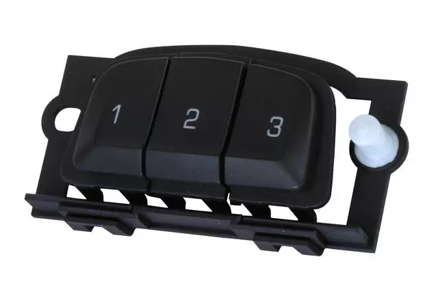 22956088 - : Jet Black Garage Door Opener Transmitter Pushbutton for Cadillac: ATS, CTS, ELR, XTS Image