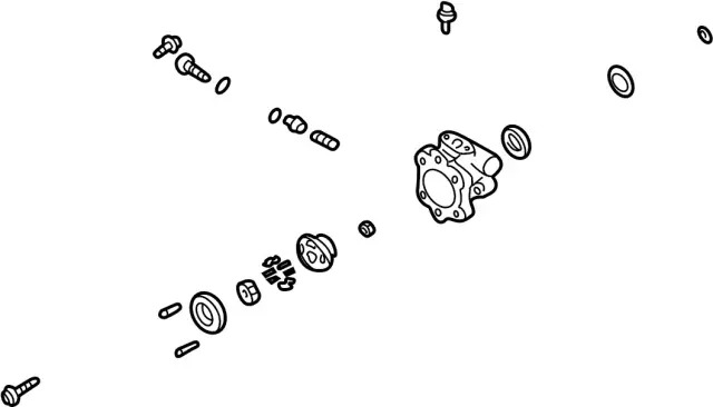 4911040U1B - : Power Steering Pump for INFINITI: I30, I35 Image