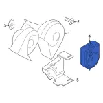 DS7Z19G229A - : Warning Buzzer for Ford: Mustang Image