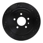 63346032R - : DFC Brake Rotor - Drilled and Slotted - Black for DYNAMIC FRICTION Image