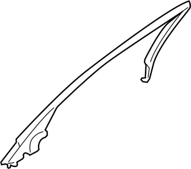 802D41CA0A - Body: Window Trim for INFINITI: FX35, FX37, FX50, QX70 Image