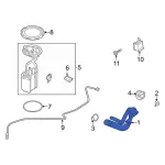 LC3Z9034A - Fuel System: Filler Pipe for Ford: F-250 Super Duty, F-350 Super Duty Image