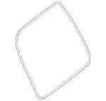 2467400478 - Rear-End Door: Seal, Rear-End Door for Mercedes-Benz Image