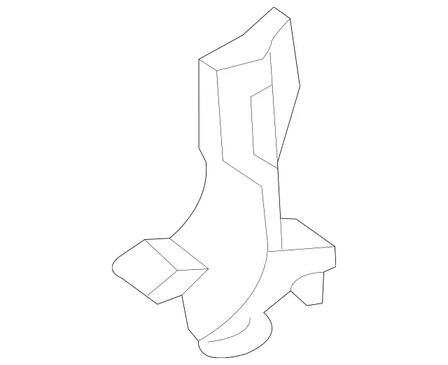 222528020964 - Chassis Sheet Metal/Air Intake: Naca Fitting for Mercedes-Benz Image