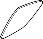 822626HE0A - Body: Fixed Glass for Infiniti Image