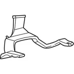 YC3Z18C420AA - HVAC: Outlet Duct for Ford: Excursion Image