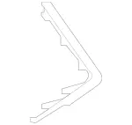 2138854701 - : Trim Strip for Mercedes-Benz Image