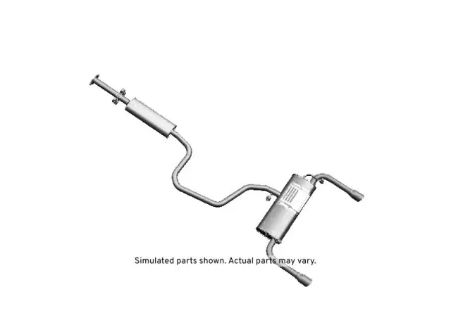 25922925 - : Exhaust Muffler Assembly for Chevrolet: Malibu Image