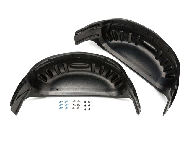 PC3Z16F099B - Body: Wheel Well Liners 2-Piece Set - Front - Black for Ford Image