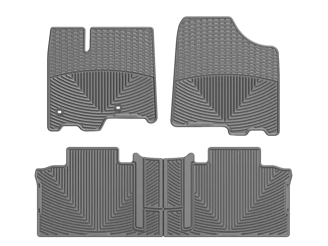 WTCG292244 - Accessories: Front &amp; Rear Grey All Weather Floor Mats for WeatherTech Image