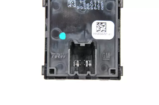 Jet Black Front Driver Side Door Window Switch - GM (22959566)