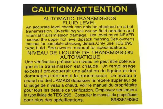 98361639 - : F Plate for GM Image