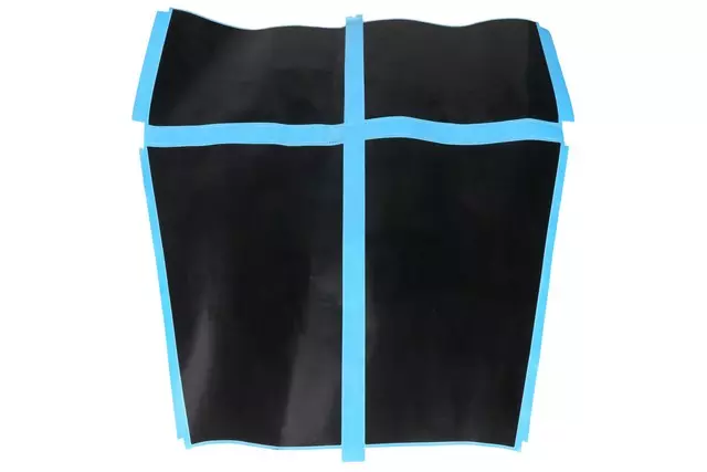 84037030 - : Part# 84037030 Black Folding Top Stowage Compartment Lid Decal for Chevrolet: Corvette Image