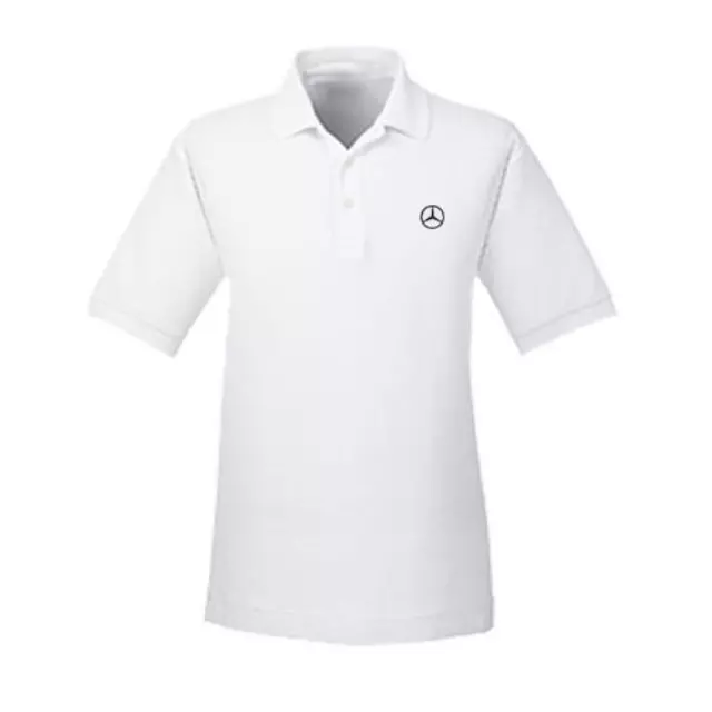 Mer Mens Everyday Short-Sleeve Cotton Po - Mercedes-Benz (1444108-04)