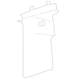 46369090009H93 - Body: Upper Quarter Trim for Mercedes-Benz Image