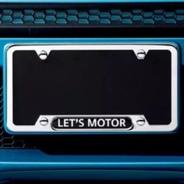 License Plate Frames - Lets Motor - Black - Mini (82-12-0-147-353)