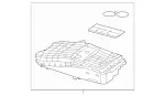 2236802307 - Instrument Panel/Center Console/Linings: Storage Compartment for Mercedes-Benz Image