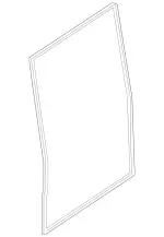 463740027864 - Rear-End Door: Seal for Mercedes-Benz Image
