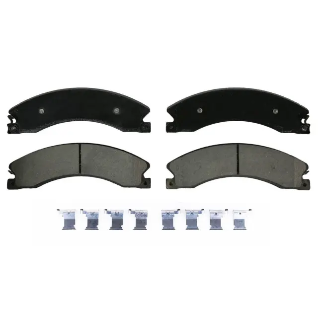 1BP00386AB - : Disc Brake Pad Set for Chevrolet: Express 3500, Express 4500, Silverado 2500 HD, Silverado 3500 HD, Suburban 3500 HD | GMC: Savana 3500, Savana 4500, Sierra 2500 HD, Sierra 3500 HD Image