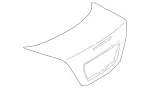 209750027528 - : Trunk Lid for Mercedes-Benz: CLK63 AMG Image