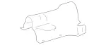 2124700447 - : Screening Plate for Mercedes-Benz: CLS400, CLS63 AMG, CLS63 AMG S, E250, E350, E400, E63 AMG, E63 AMG S Image
