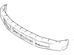 8C3Z17757BCP - : Bumper Assembly Front for Ford Image
