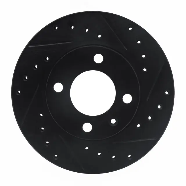 63374004R - Brakes &amp; Brake Parts: DFC Brake Rotor - Drilled and Slotted - Black for DYNAMIC FRICTION Image