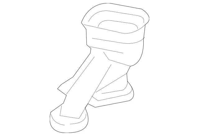 1668312346 - Heating and Ventilation: Air Duct for Mercedes-Benz: GL350, GL450, GL550, GL63 AMG, GLE300d, GLE350, GLE400, GLE43 AMG, GLE450 AMG, GLE550e, GLE63 AMG, GLE63 AMG S, GLS350d, GLS450, GLS550, GLS63 AMG, ML250, ML350, ML400, ML550, ML63 AMG Image image