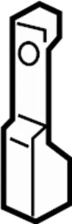 623665CA0A - Body: Shutter Bracket for Infiniti Image