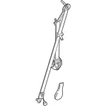 8S4Z54611B08AA - Electrical: Retractor Assembly for Ford: Focus Image