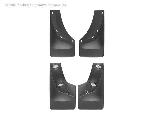 110010120010 - Accessories: Black MudFlap No-Drill DigitalFit® MudFlap Kit for WeatherTech Image