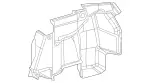20969012409F08 - Body: Trunk Side Trim for Mercedes-Benz Image