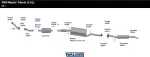54803 - : Direct Fit Exhaust Resonator and Pipe Assembly for Walker Exhaust Image