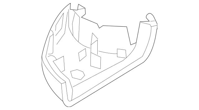 21281000159112 - Body: Lower Cover for Mercedes-Benz Image