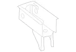 9063108037 - Body: Center Bracket for Mercedes-Benz: Sprinter 2500, Sprinter 3500, Sprinter 3500XD, Sprinter 4500 Image