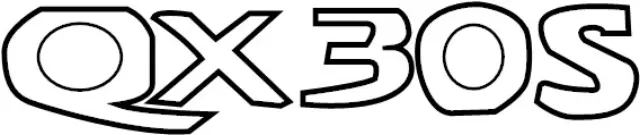 908925DC0A - Body: Nameplate for INFINITI: QX30 Image