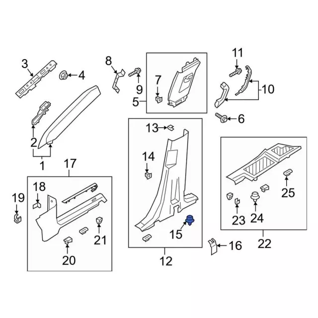 JL1Z-4027406-DB - Door Trim Panel 2018-2021 Ford Expedition | Ford