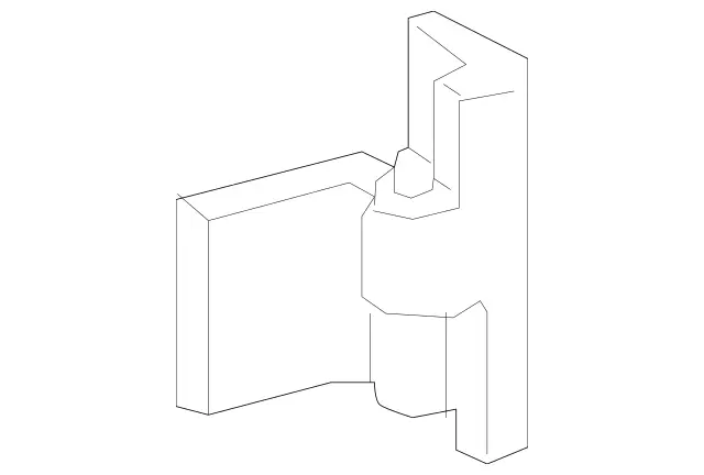 906720023764 - Body: Upper Hinge for Mercedes-Benz Image